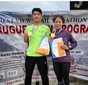 एभ्रेष्ट भ्यु ट्रेल रेसको उपाधी राई र रोकामगरले उचाले